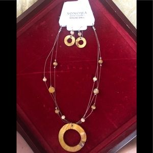 Sonoma Genuine Shell Necklace Set